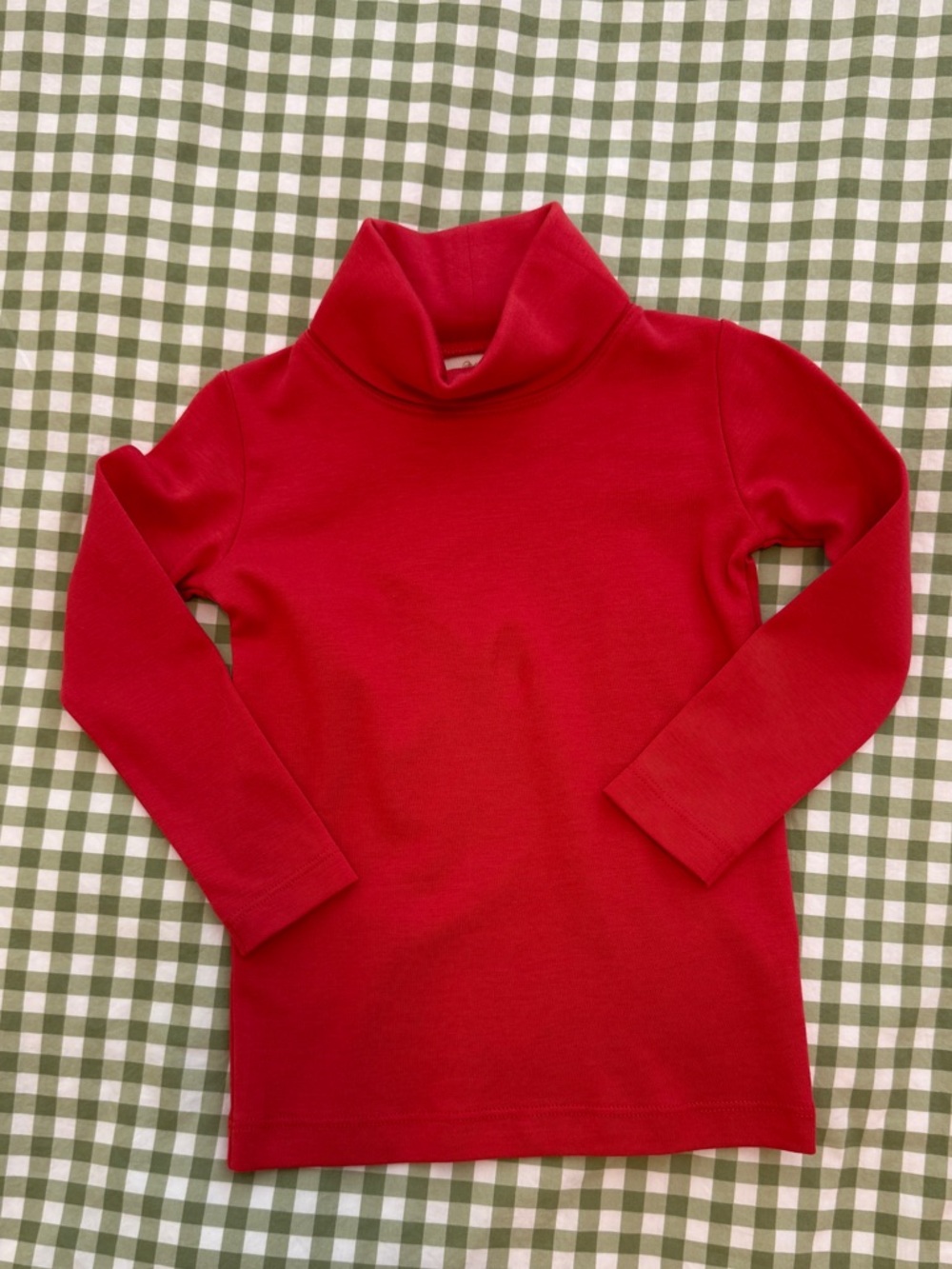 The Beaufort Bonnet Company - Tatum's Turtleneck, red, size 2T